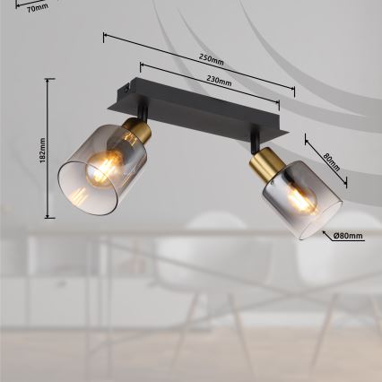 Globo - Reflektorska lampa 2xE14/25W/230V