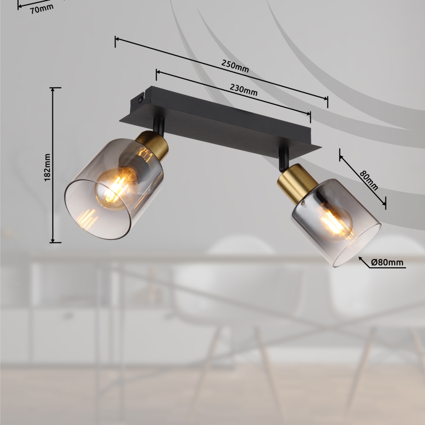 Globo - Reflektorska lampa 2xE14/25W/230V