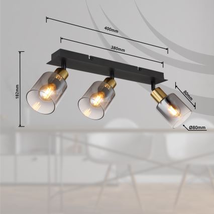 Globo - Reflektorska lampa 3xE14/25W/230V
