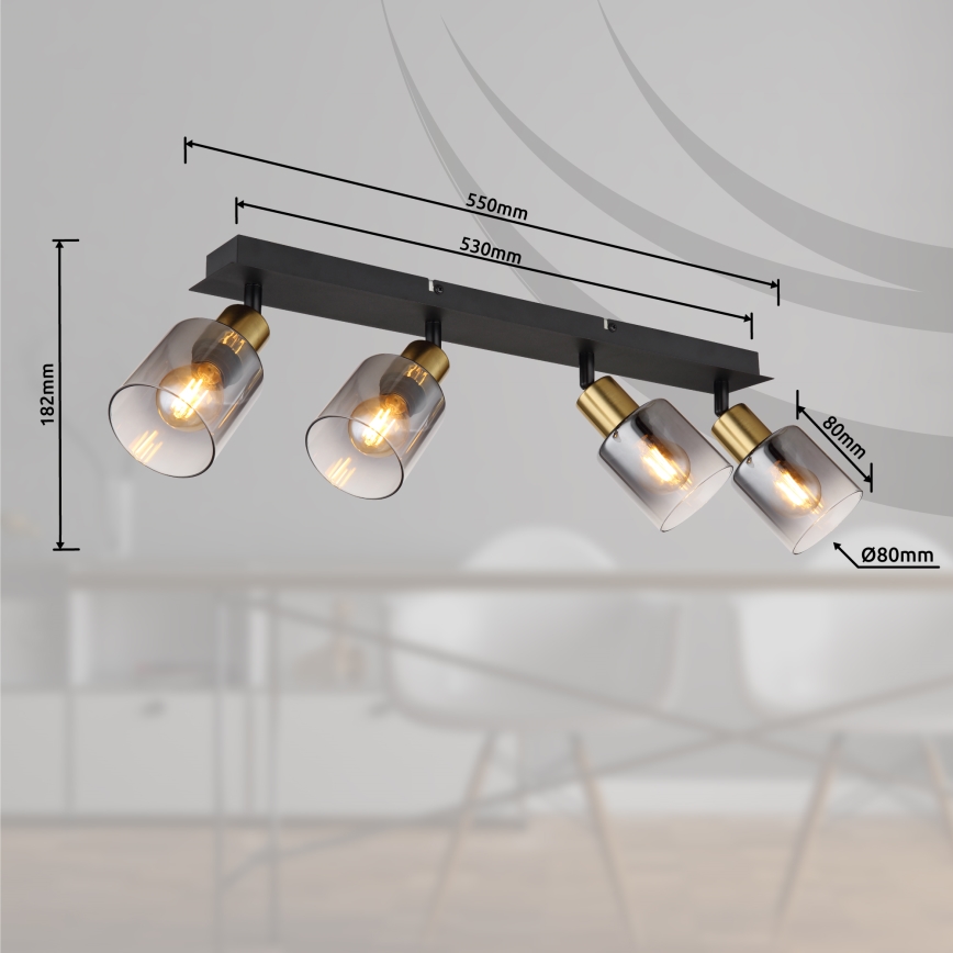 Globo - Reflektorska lampa 4xE14/25W/230V