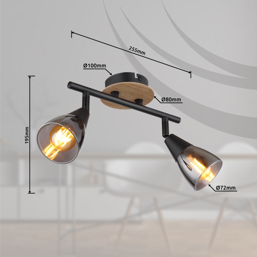 Globo - Reflektorska lampa 2xE14/25W/230V