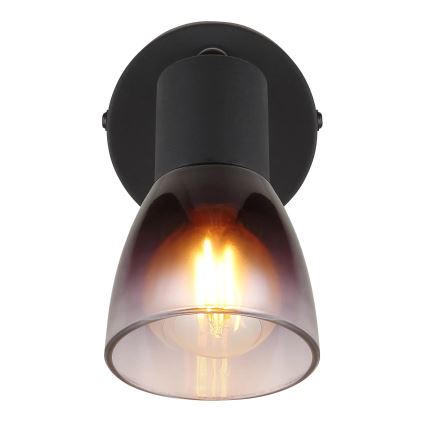 Globo - Zidna reflektorska lampa 1xE14/25W/230V crno