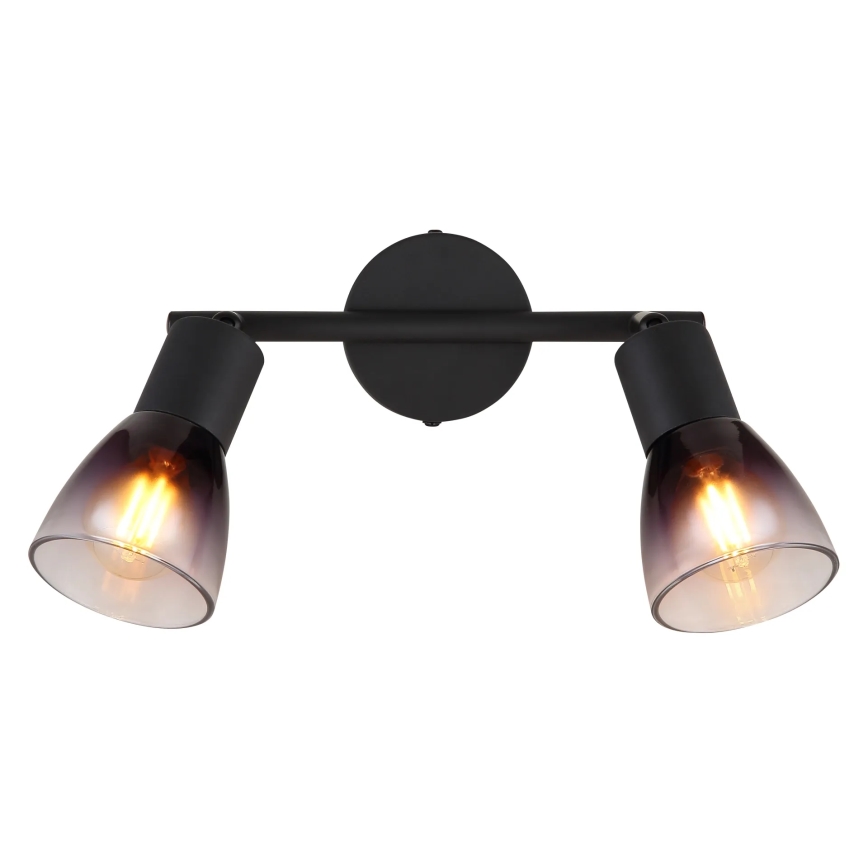 Globo - Reflektorska lampa 2xE14/25W/230V crno