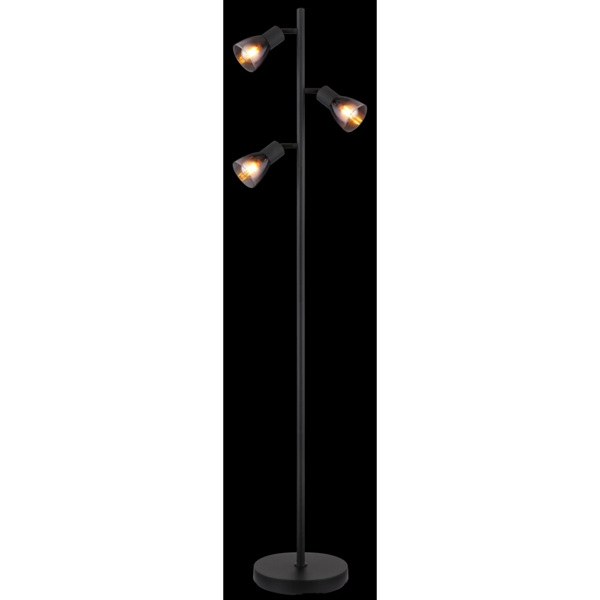 Globo - Podna lampa 3xE14/25W/230V crno