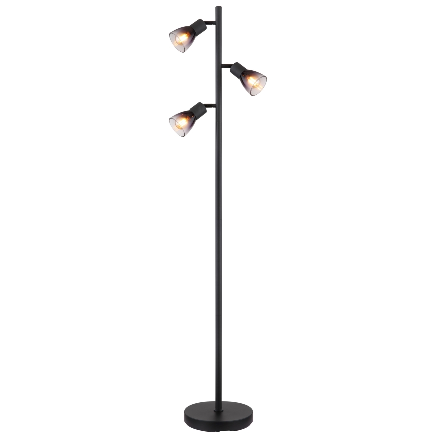 Globo - Podna lampa 3xE14/25W/230V crno