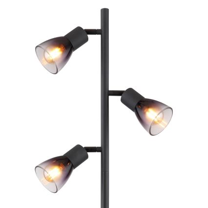 Globo - Podna lampa 3xE14/25W/230V crno