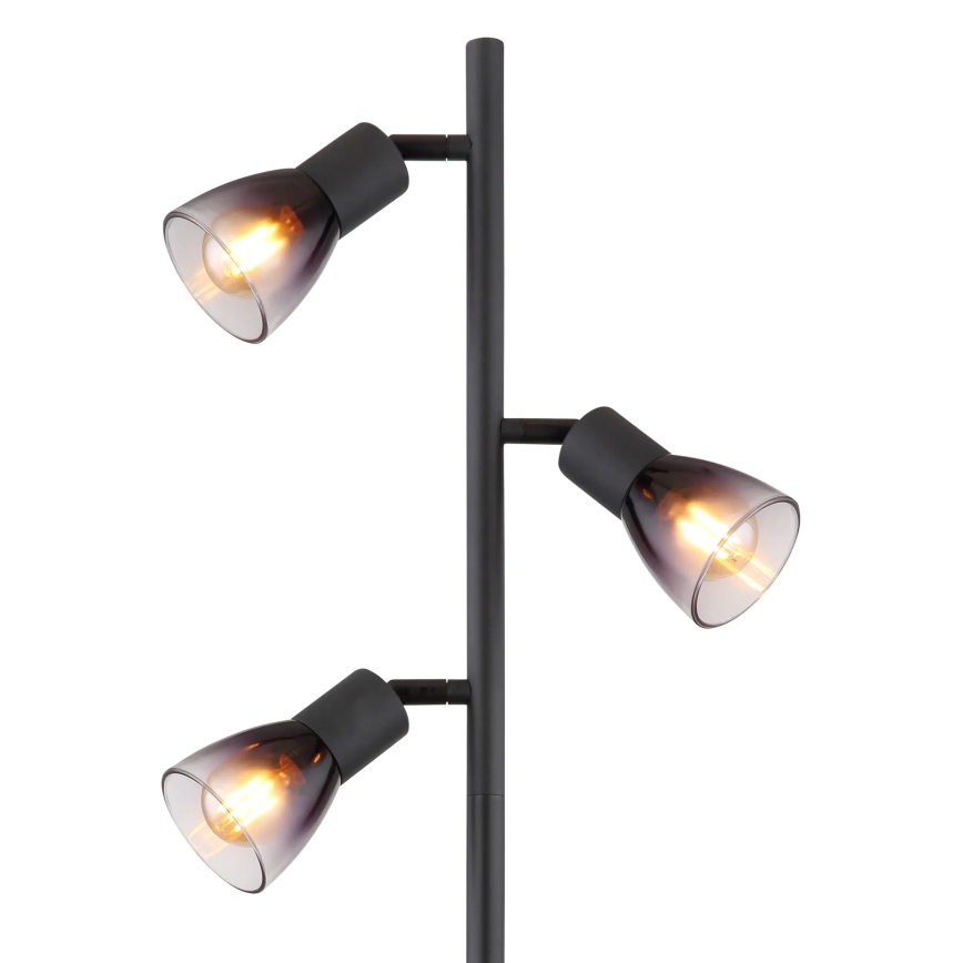 Globo - Podna lampa 3xE14/25W/230V crno