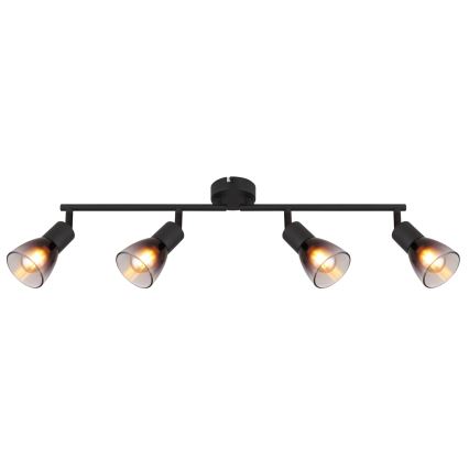 Globo - Reflektorska lampa 4xE14/25W/230V crno