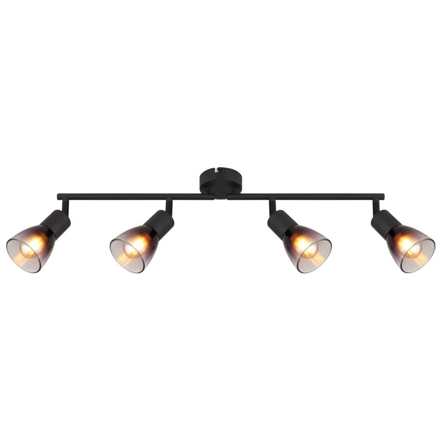 Globo - Reflektorska lampa 4xE14/25W/230V crno