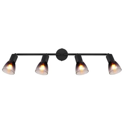 Globo - Reflektorska lampa 4xE14/25W/230V crno