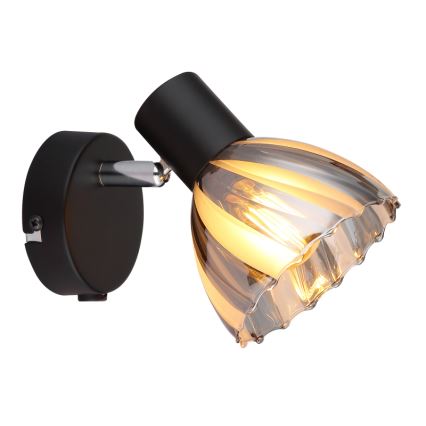 Globo - Zidno reflektorsko svetlo 1xE14/40W/230V crno
