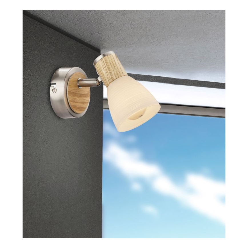Globo - Reflektorska lampa 1xE14/40W/230V jasen