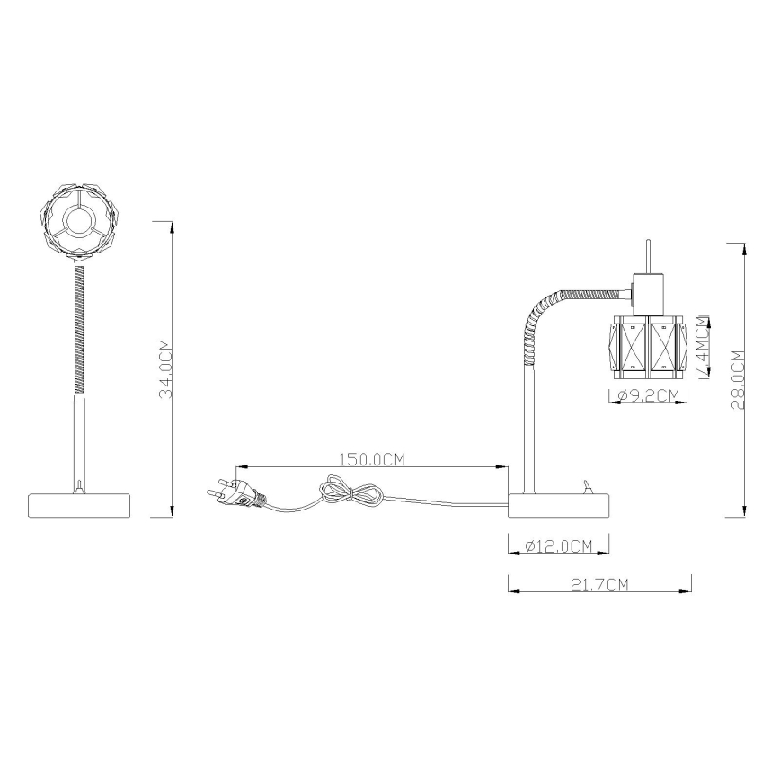 Globo - Stona lampa 1xE14/40W/230V