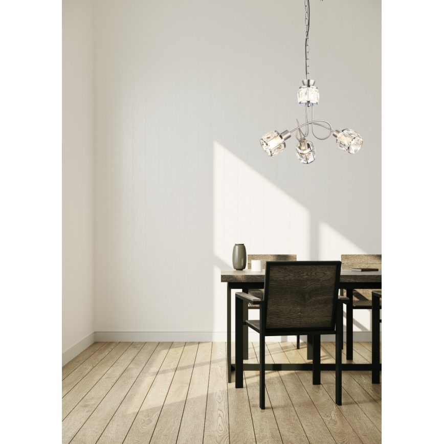 Globo - LED Luster na lancu 3xE14/40W/230V + LED/5W