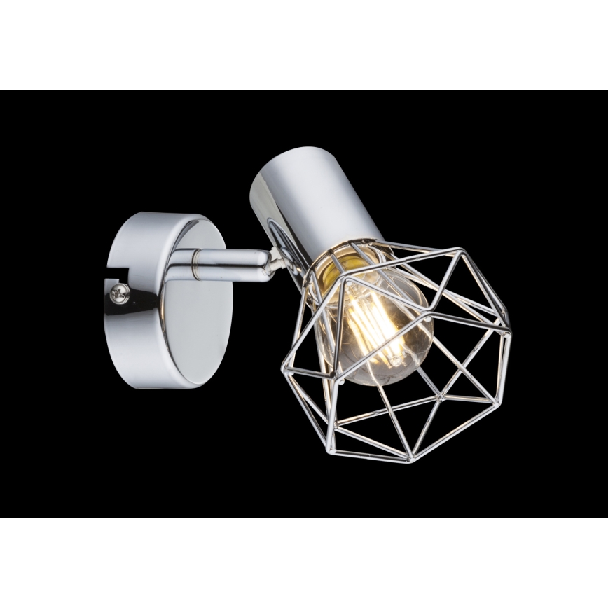 Globo - Zidna reflektorska lampa 1xE14/40W/230V sjajni krom