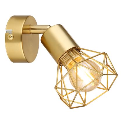 Globo - Zidna reflektorska lampa 1xE14/40W/230V zlatna