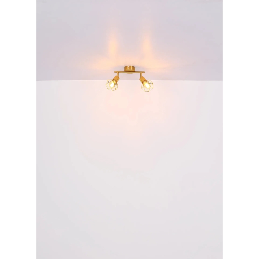 Globo - Reflektorska lampa 2xE14/40W/230V zlatna