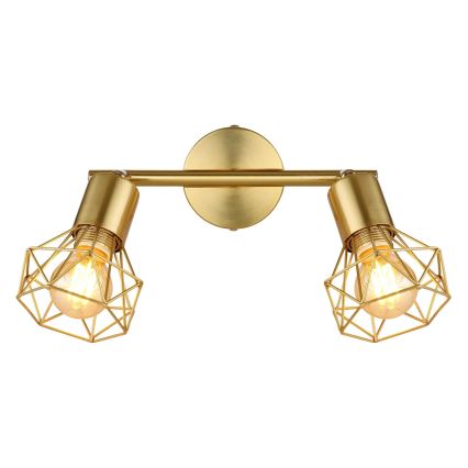 Globo - Reflektorska lampa 2xE14/40W/230V zlatna