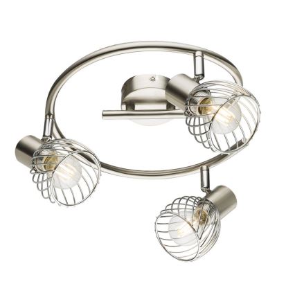 Globo - Reflektorska lampa 3xE14/40W/230V mat krom