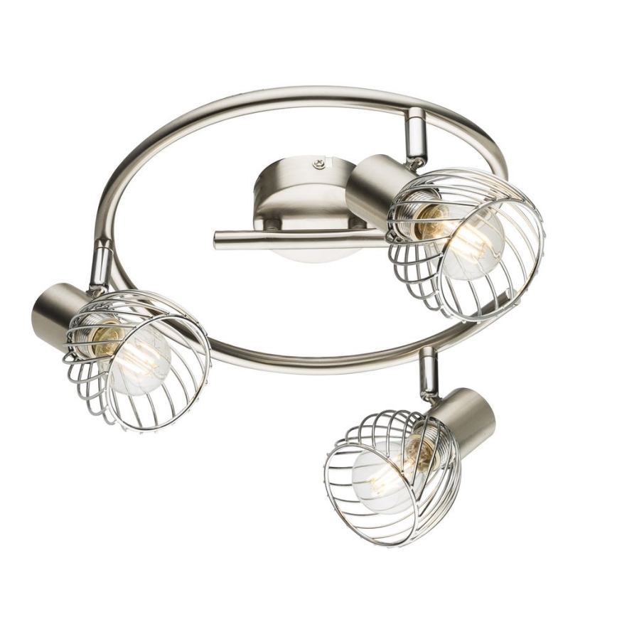 Globo - Reflektorska lampa 3xE14/40W/230V mat krom