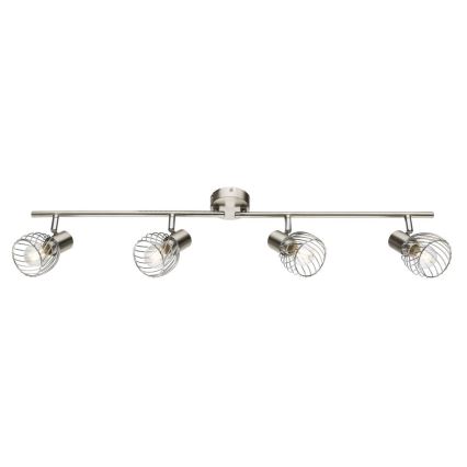 Globo - Reflektorska lampa 4xE14/40W/230V mat krom