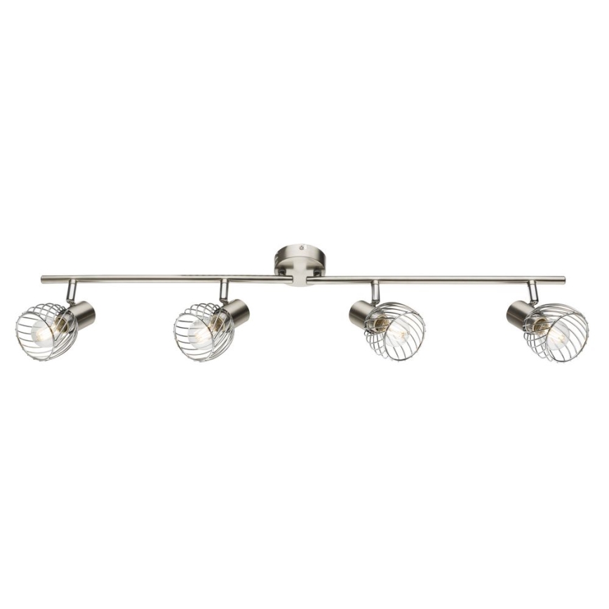 Globo - Reflektorska lampa 4xE14/40W/230V mat krom