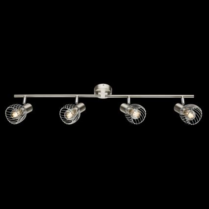 Globo - Reflektorska lampa 4xE14/40W/230V mat krom
