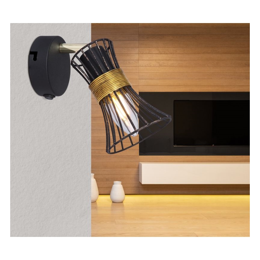 Globo 54814-1 - Zidna reflektorska lampa PURRA 1xE14/40W/230V