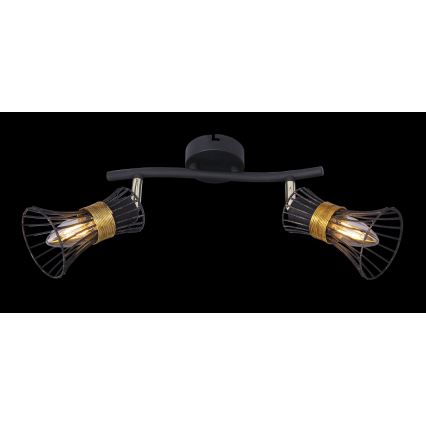 Globo 54814-2 - Plafonjera PURRA 2xE14/40W/230V