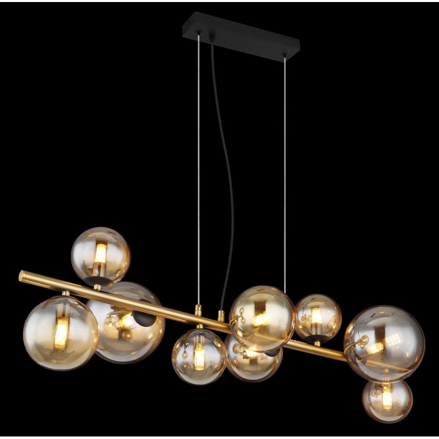Globo - LED luster na sajli 9xG9/3W/230V mesing