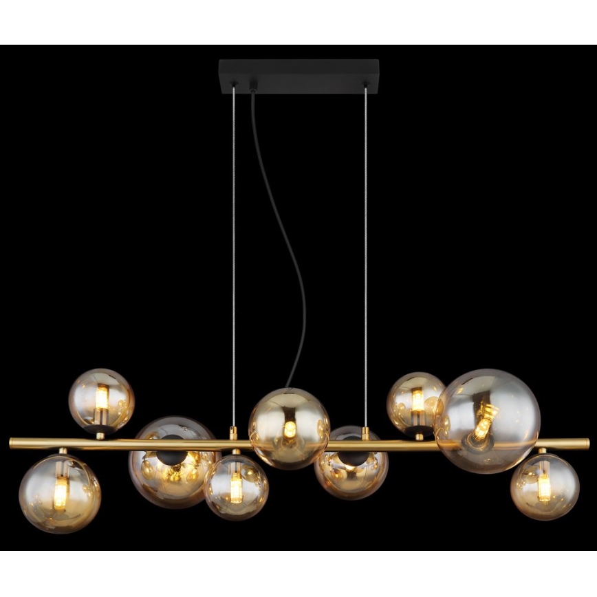 Globo - LED luster na sajli 9xG9/3W/230V mesing
