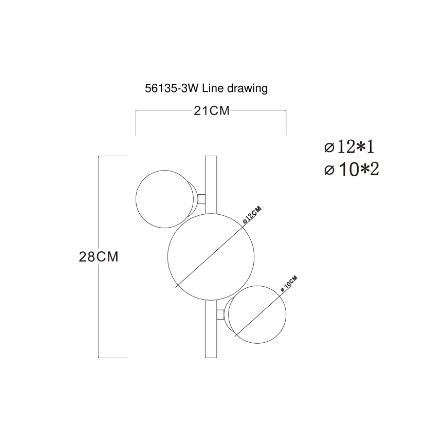 Globo - LED Nadgradni luster RIHA 3xG9/3,5W/230V mat krom