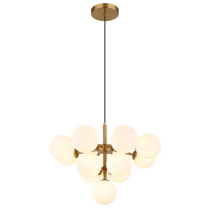 Globo - Luster na sajli 13xG9/5W/230V pr. 56 cm zlatna