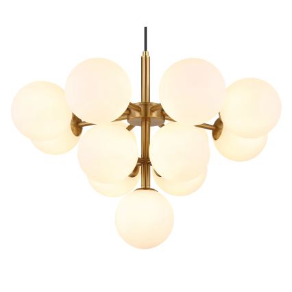 Globo - Luster na sajli 13xG9/5W/230V pr. 56 cm zlatna