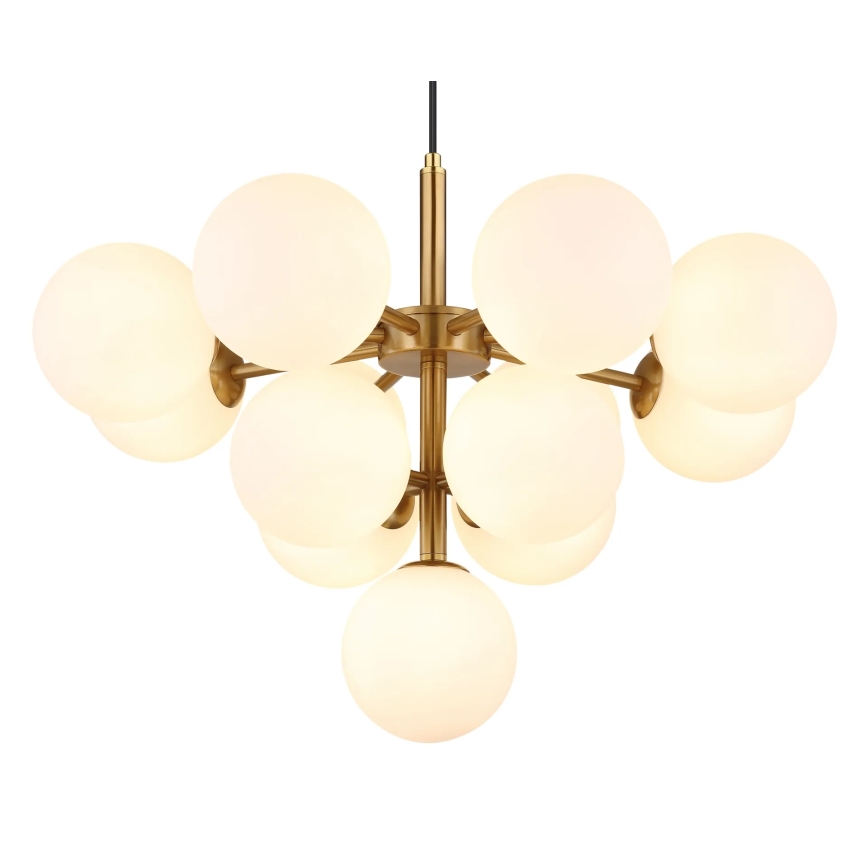 Globo - Luster na sajli 13xG9/5W/230V pr. 56 cm zlatna