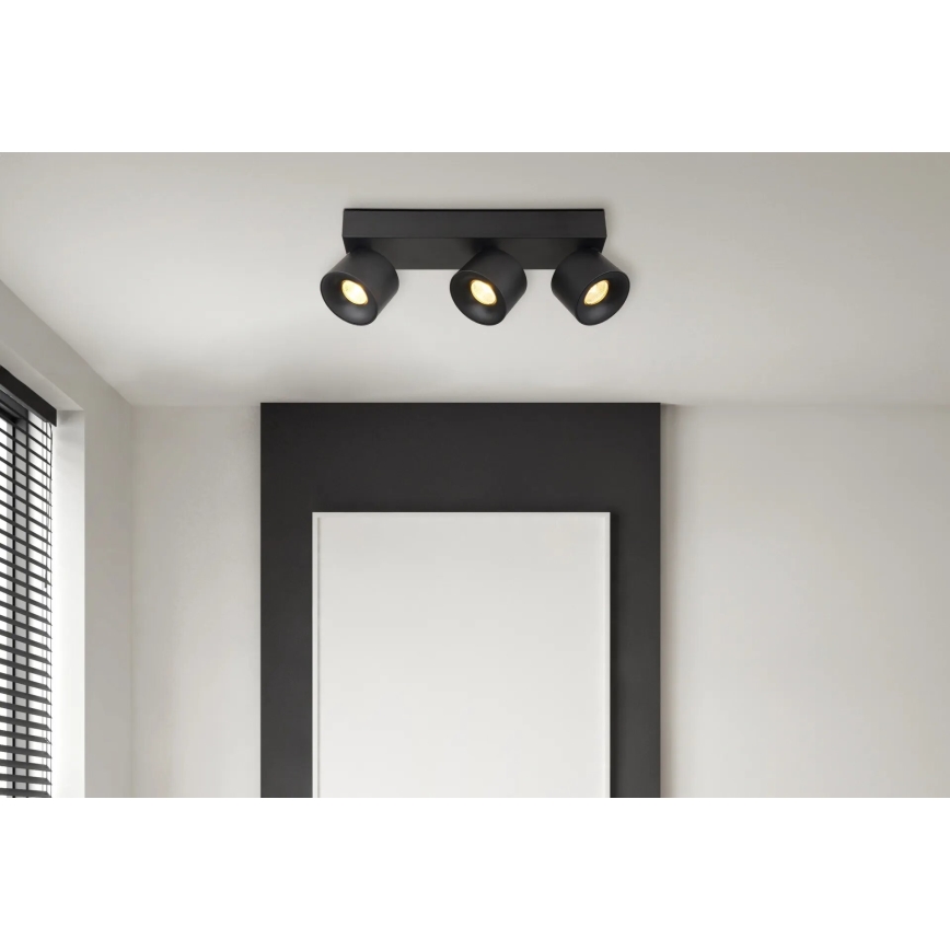 Globo - LED Reflektorska lampa 3xLED/6W/230V crno