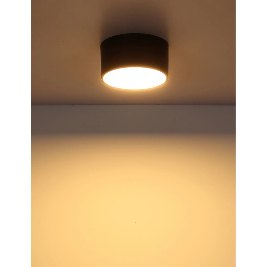 Globo - LED plafonsko svetlo LED/12W/230V 3000K pr. 15 cm crna