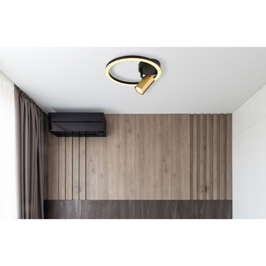 Globo - LED Zidna reflektorska lampa 1xGU10/5W/230V + LED/12W/230V