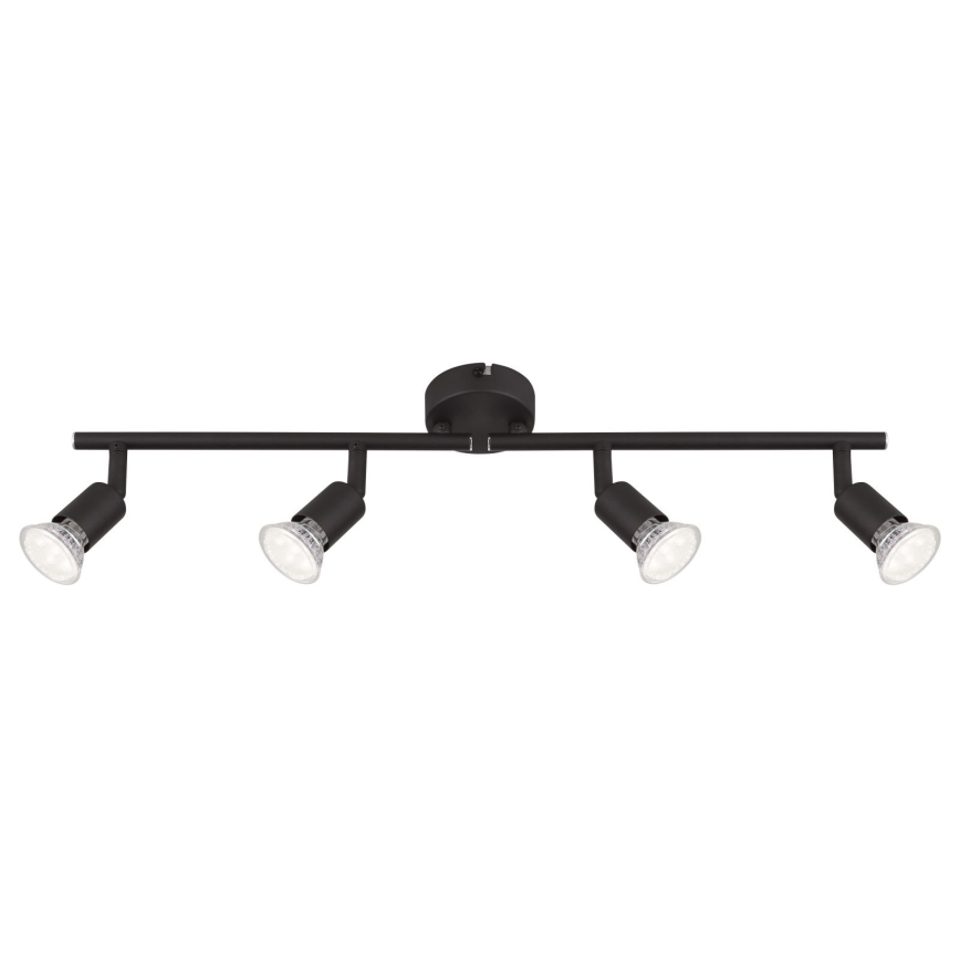 Globo - LED Reflektorska lampa 4xGU10/3W/230V crno