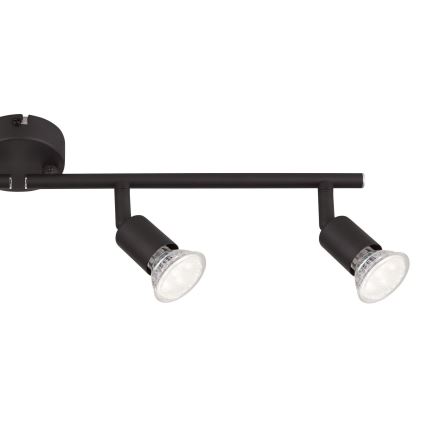 Globo - LED Reflektorska lampa 4xGU10/3W/230V crno