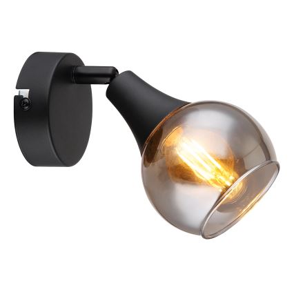Globo - Zidna reflektorska lampa 1xE14/40W/230V crno