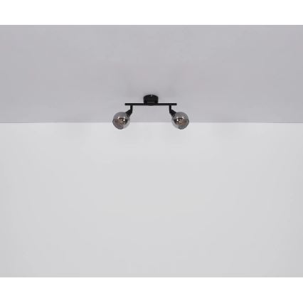 Globo - Reflektorska lampa 2xE14/40W/230V crno