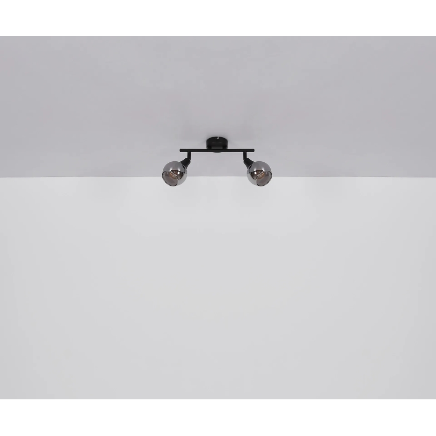 Globo - Reflektorska lampa 2xE14/40W/230V crno