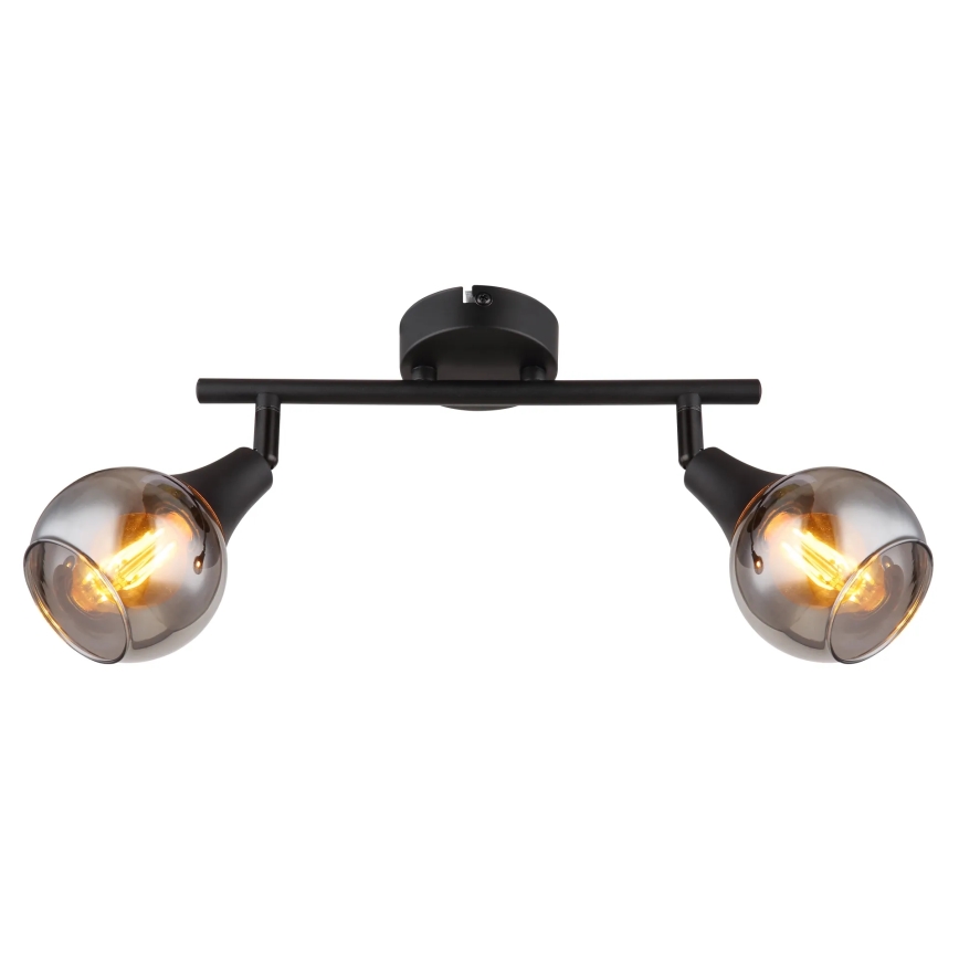 Globo - Reflektorska lampa 2xE14/40W/230V crno