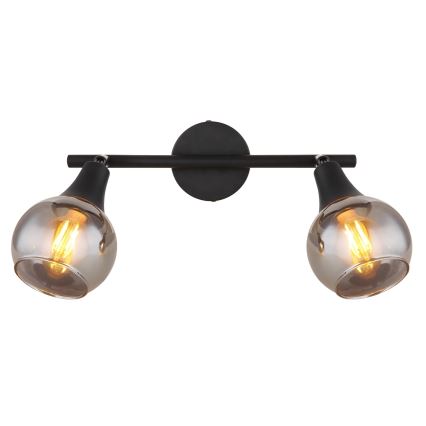 Globo - Reflektorska lampa 2xE14/40W/230V crno