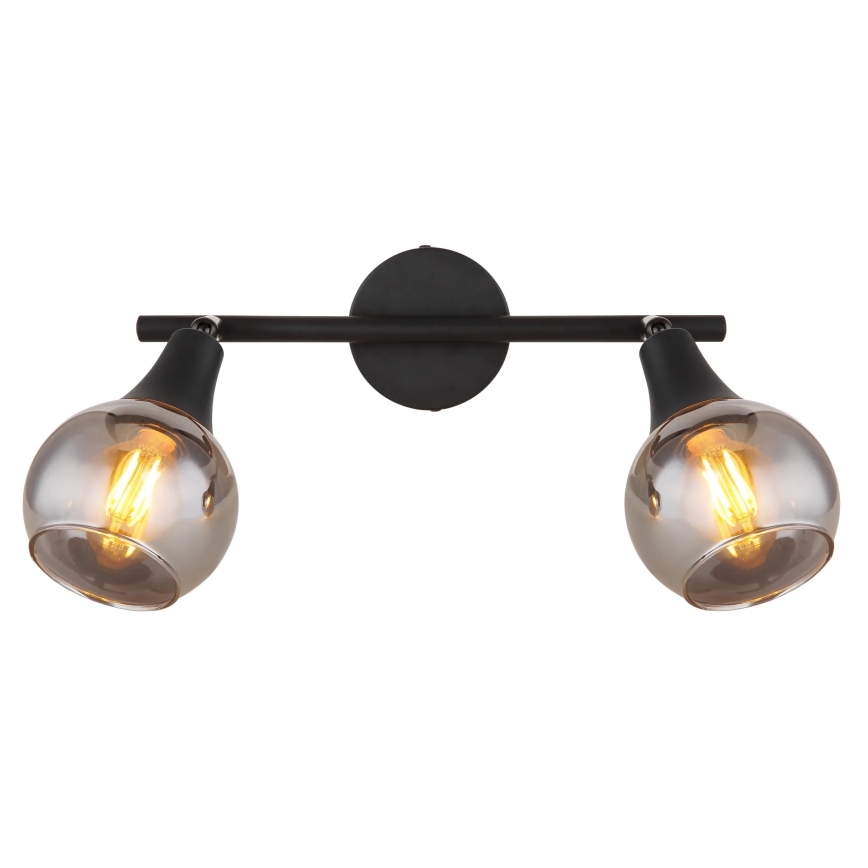 Globo - Reflektorska lampa 2xE14/40W/230V crno