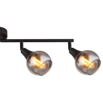 Globo - Reflektorska lampa 4xE14/40W/230V crno