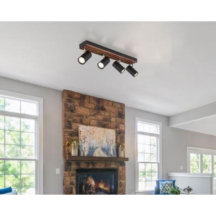 Globo - spot svetiljka 4xGU10/25W/230V crna