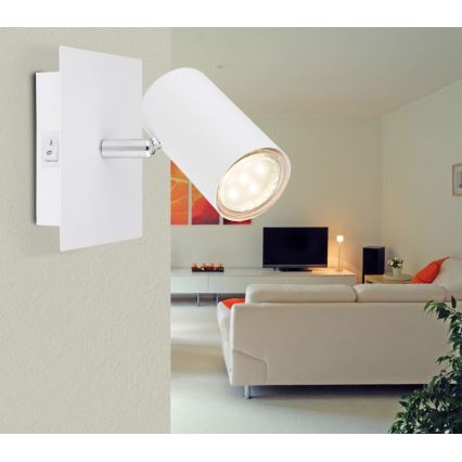 Globo - Zidna reflektorska lampa 1xGU10/25W/230V