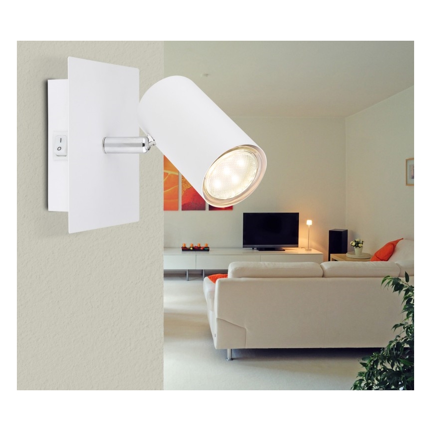 Globo - Zidna reflektorska lampa 1xGU10/25W/230V